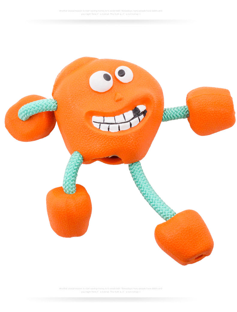 Milk-Flavored Rubber Dog Toy with Sound
