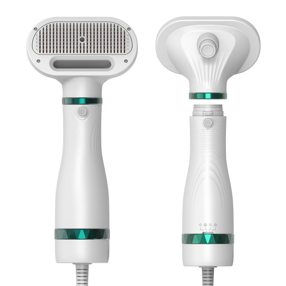 2-in-1 Pet Grooming Dryer and De-shedding Brush