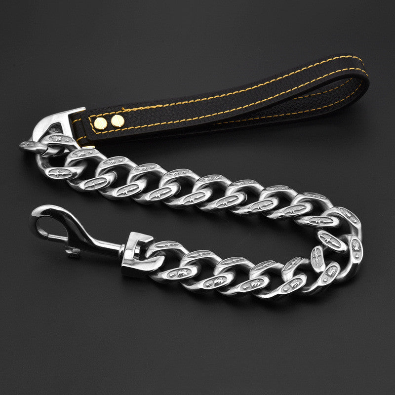 Titanium Steel Thick Dog Leash for Pets