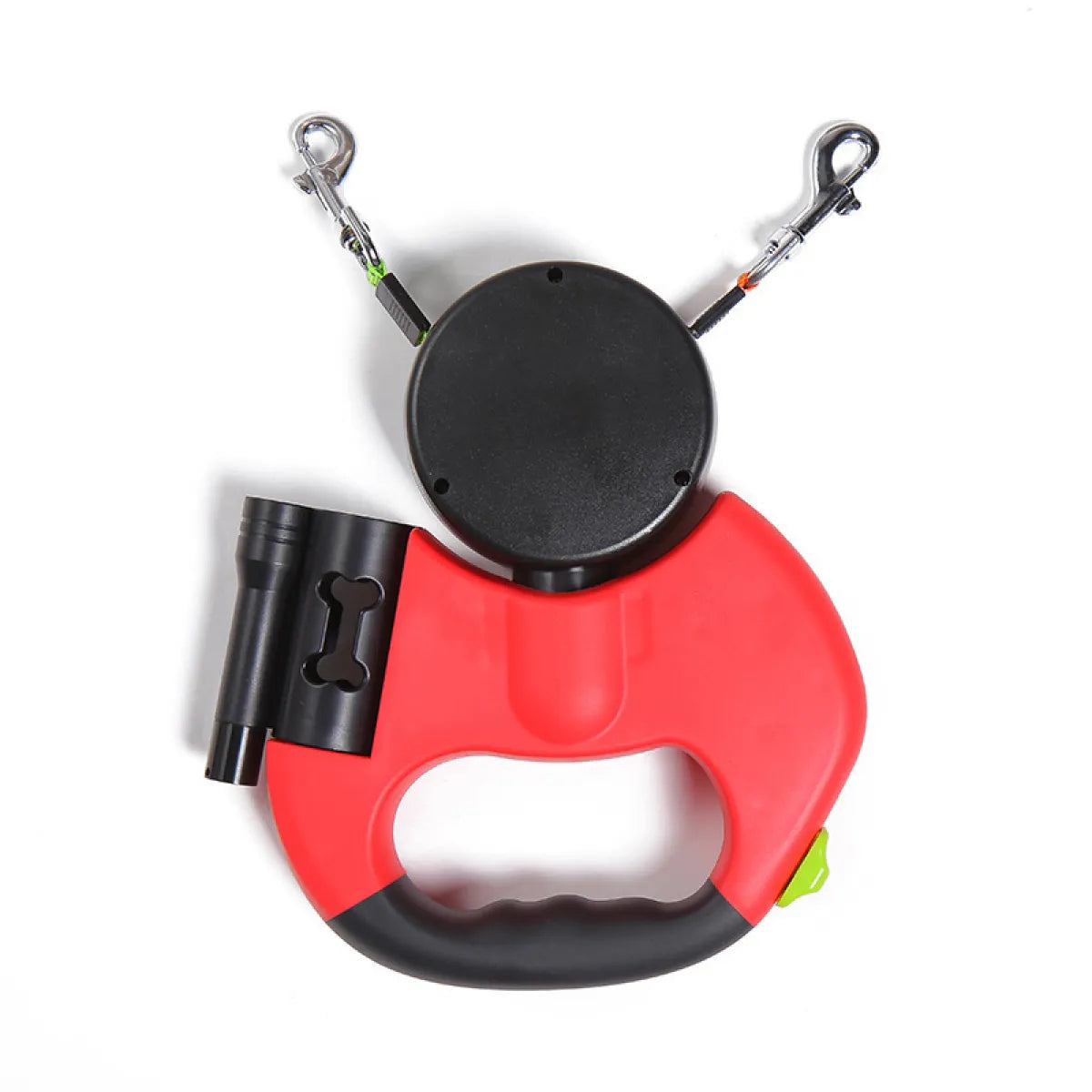 360 Reflective Dual Retractable Dog Leash