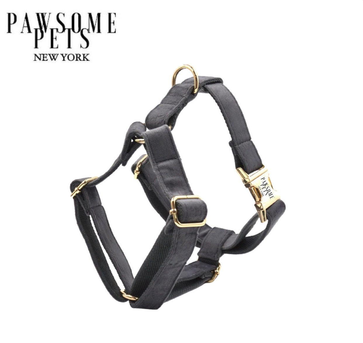 STEP IN HARNESS - DARK GREY