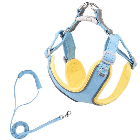 Adjustable Dog Harness with Comfortable Pet Leash