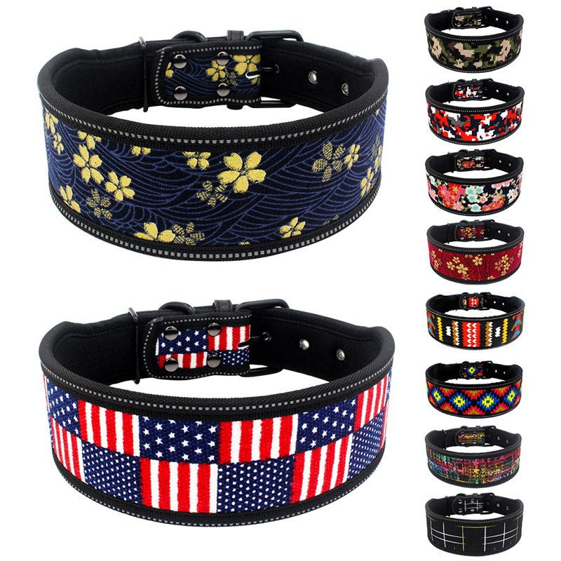 Reflective Waterproof Dog Collar and Leash