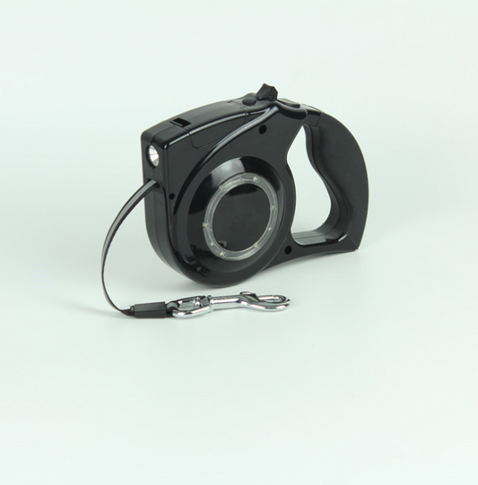 Retractable Dog Leash with Tethering Rope