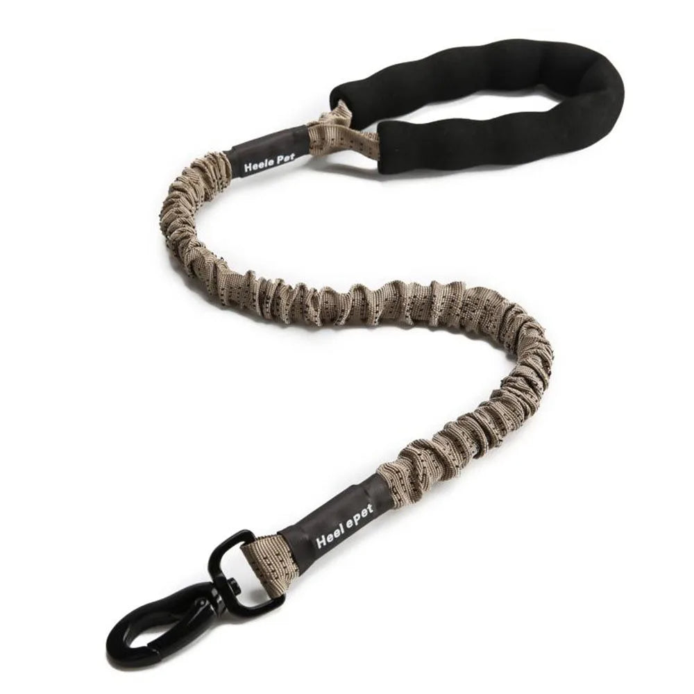 Cushioned Flexible Dog Leash with Elastic Buffering
