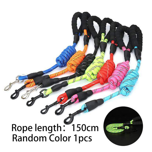 1.5M Reflective Dog Leash with Padded Handle