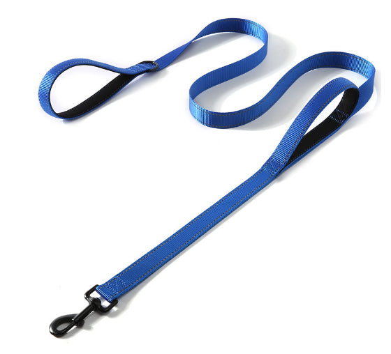 Double Handle Reflective Dog Leash
