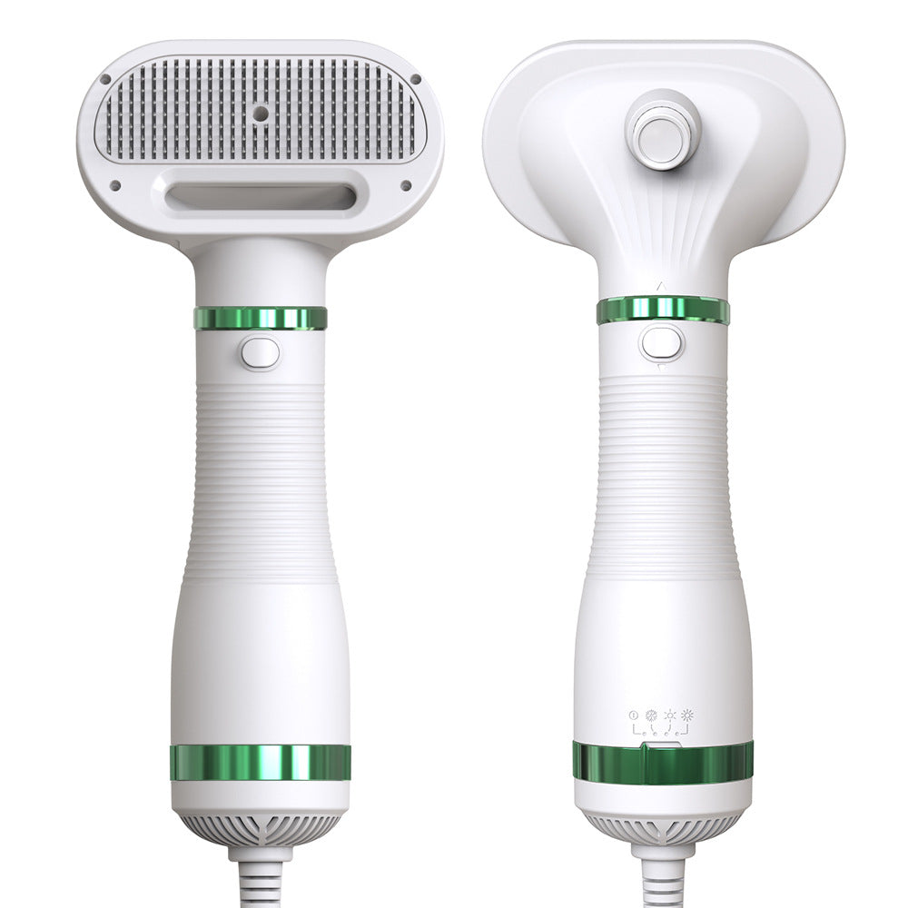 2-in-1 Pet Grooming Dryer and De-shedding Brush